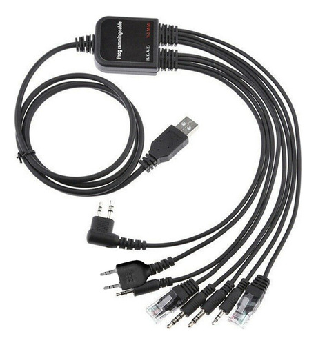 Cable De Programación Usb 8 En 1 For Motorola Tyt Baofeng