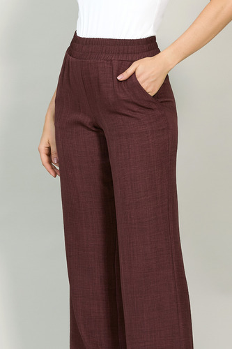 Pantalón De Mujer Con Resorte En Cintura