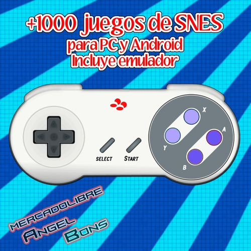 Emulador Super Nintendo Snes + 1000 Juegos Pc Y Android