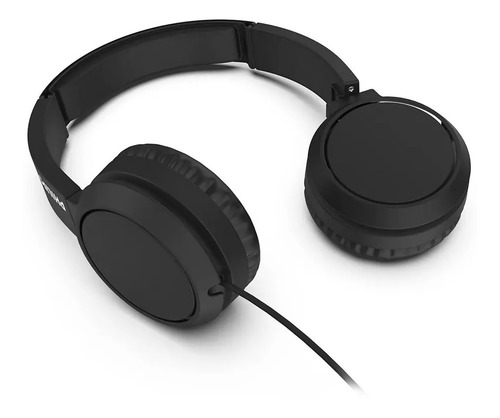 Imagen 2 de 9 de Auricular Philips Con Microfono On Ear Plegable Black 3.5mm