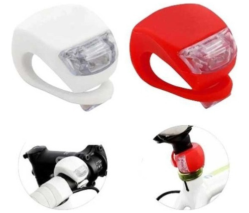 Luz Ultra Led Bicicleta Set X2 Silicona Premium - Full