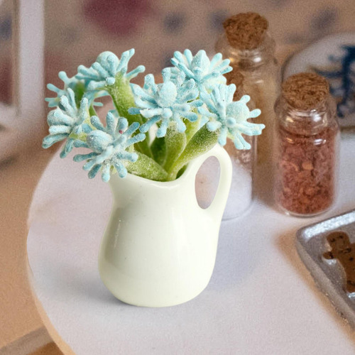 Accesorios De Flores Para Casa De Muñecas, Casa De Azul