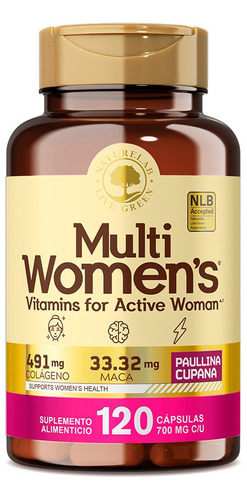 Multivitaminico De Mujer 120 Cápsulas Woman Multi® Sabor Sin sabor -Naturelab