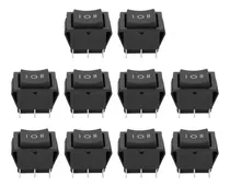 Comprar 10 Interruptores Basculantes Kcd4 De 6 Pines, Plástico, Colo