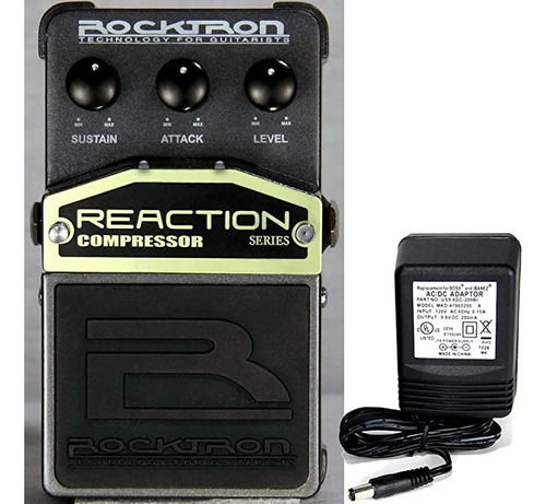 Rocktron Reaction Compresor Pedal De Efectos Para Guitarra