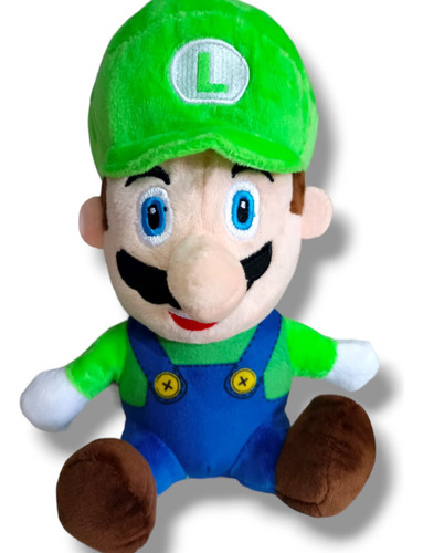 Diseño de colores del juego Luigi Pelucia Green Plumber para Nintendo