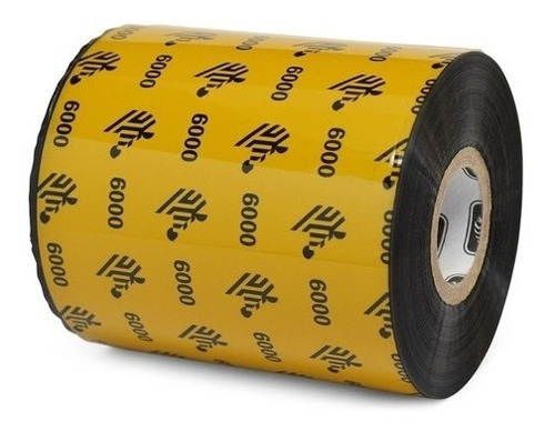 Ribbon Zebra 110x450 Wax 6000 (06000bk11045)