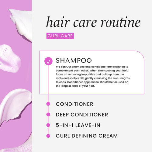 Set De ChampĂș Y Acondicionador Hask Curl Care Con Aceite De