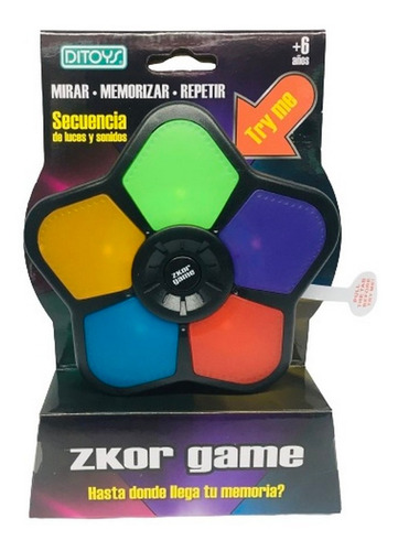 Juego De Memoria Zkor Game Ditoys Original Ar1 2156 Ellobo