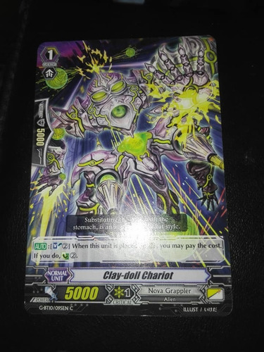 Clay-doll Chariot - Raging Clash Of The Blade-carta Vanguard