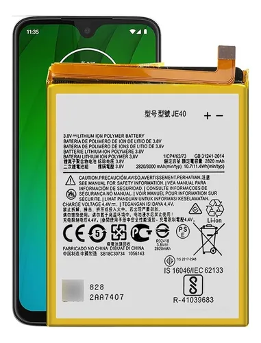 Bateria Pila Para Motorola Moto G7 Play Xt1952 Je40.
