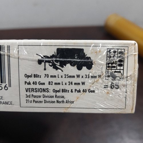 Imagem 3 de 4 de Plastimodelo Airfix 02315 Opel Blitz And Pak 40 Gun Lacrado