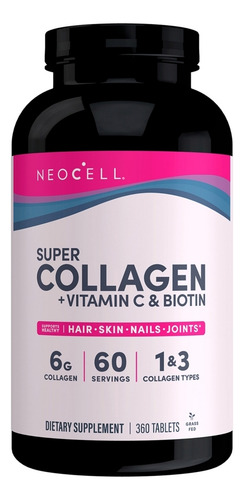 Sal A Neocell Super Colágeno + Vitamin C Biotin 360tab