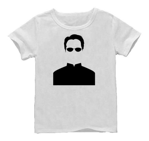 Remera Blanca Matrix Art#9