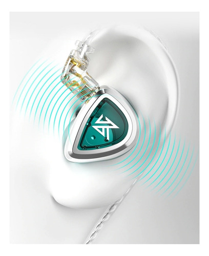 3 Pares De In Ear Kz Eda Monitor Deep Bass Balanceado Y Hifi