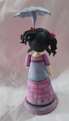 Adorno Muñeca Gorjuss De Porcelana Fria