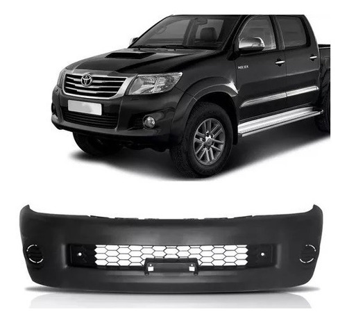 Parachoque Dianteiro Toyota Hilux 2009 2010 2011 Sem Furo