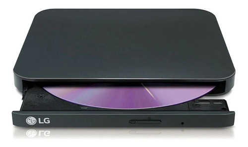 Imagen 3 de 3 de Grabador Dvd Externo Usb Negro LG Ref 8x Sp80nb80 8x