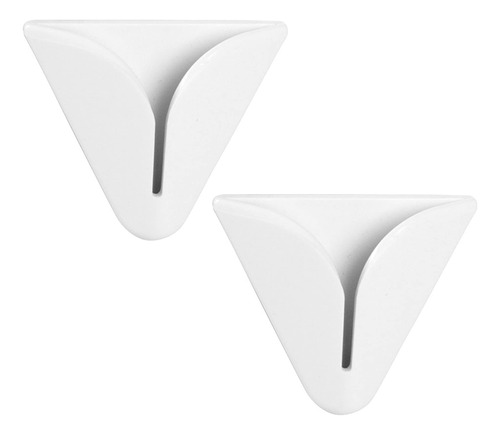 Interdesign Self-adhesive Towel Grabber, White, Set Of 2