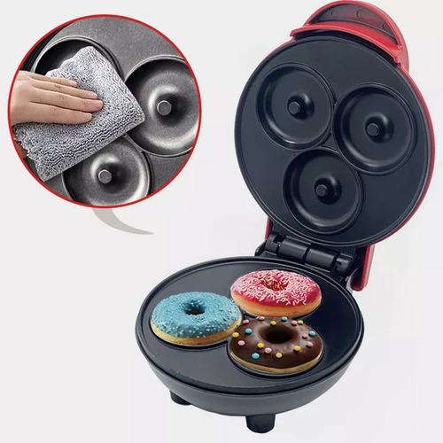 Máquina De Confitería Antiadherente Large Donuts 3 Donuts