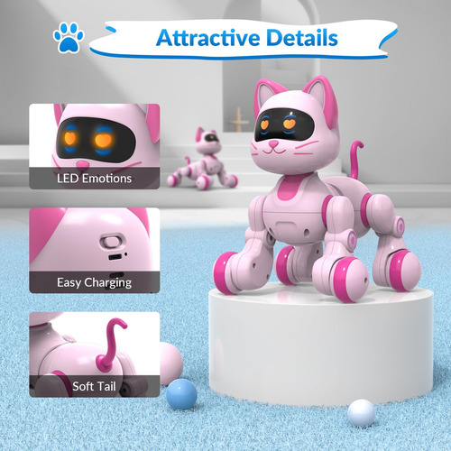 Robot Interactivo Programable Para Niños Robo Gato Rc