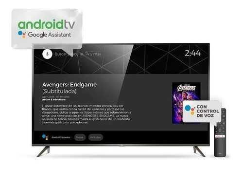 Imagen 4 de 10 de Smart Android Tv Tcl L50p8m Led Uhd 4k 50 Netflix Youtube