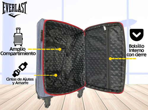 Imagen 4 de 10 de Valija Semi Rigida Mediana 24 Expectacular Irrompible 4 Ruedas Giro 360 Candado Manija Telescopica Envio Local Tsr