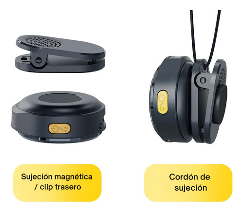 2 Micrófonos Lavalier Solapa Usb-c Estuche Forma Boton