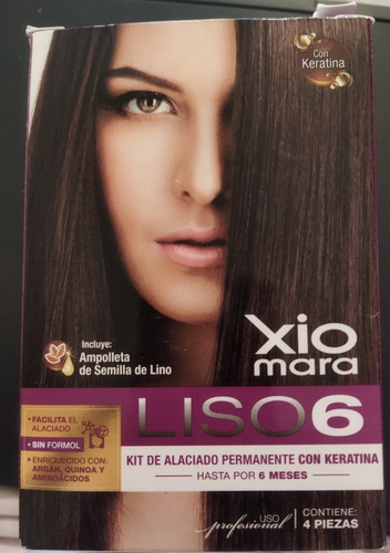 Kit De Alaciado Permanente Con Keratina Xiomara Liso 6