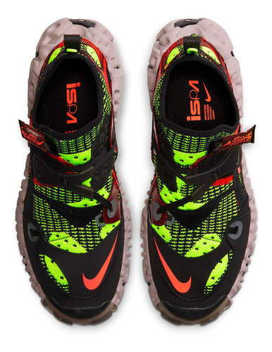 Zapatillas Nike Ispa Overreact Black Red Volt Cd9664-001