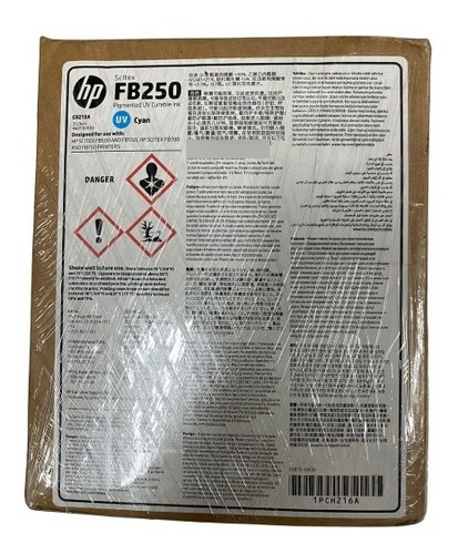 Tinta Hp Fb250 (ch216a) Cyan Para Scitex Fb950