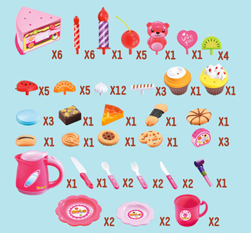 Aa Té De La Tarde For Niños Con Pastel De Cumpleaños De