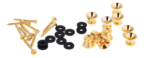 10x Strap Pin Para Guitarra / Ukelele / Bajo Accs Con