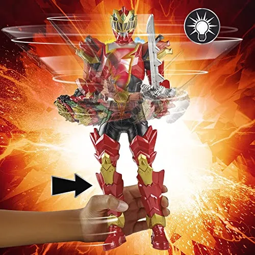 Dino Fury Spiral Strike Red Ranger, Figuras De Acción ...