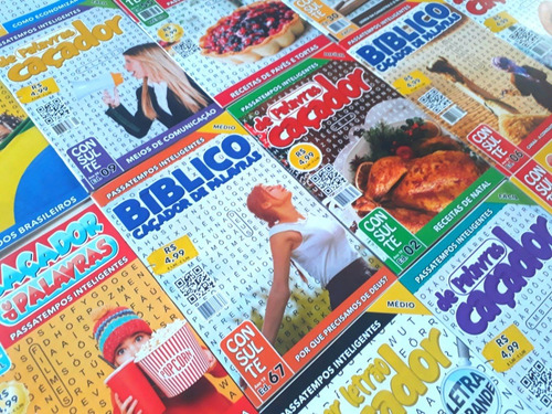 100 Revistas Caça Palavras Passatempos Atacado