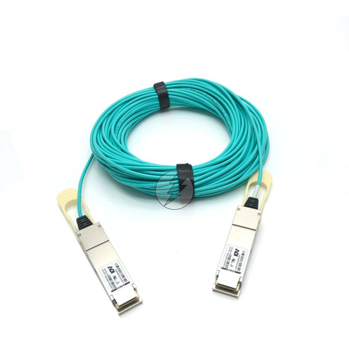 Cabo Aoc Qsfp28 Mikrotik Huawei 22mt 100 Giga Aio Azul