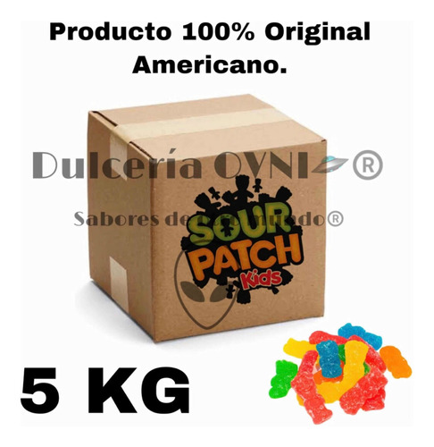 Sour Patch Kids 5 Kg. Gomita A Granel Frutal 100% Americano