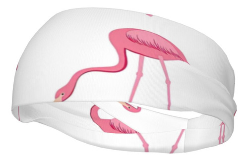 Flamencos En Blanco Con Estampado De Bandas Deportivas Para