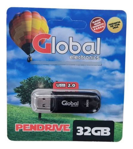 Pen Drive Usb Global 32 Gb Usb 2.0 Memoria Micro Flash Drive