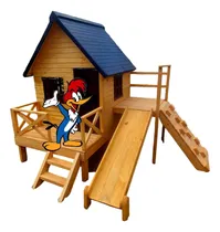 Comprar Casita De Madera Juego Día Del Niño 2024 5 Trepador Café Taller