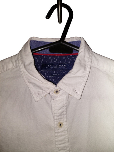 Camisa Zara Para Hombre - Talla S - Color Blanco Ahorra 60%