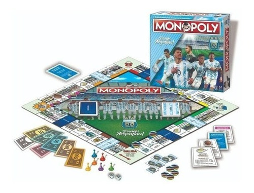 Juego De Mesa Monopoly Futbol Afa Selección Argentina