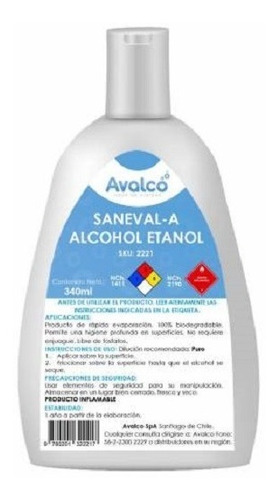 Alcohol Gel Al 70° De 340ml