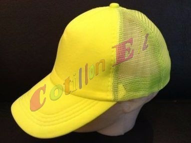 Gorras Cap Trucker Fluo Lisas Cotillon Carioca X 20