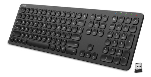 Teclado Inalámbrico Arteck 2.4g Teclado Ultradepara Lgado Ta