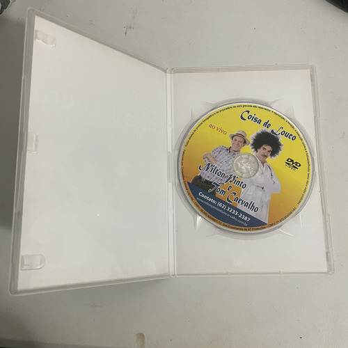 Dvd Dvd Coisa De Louco Show Ao Viv Nilton Pinto & Tom (Usado)