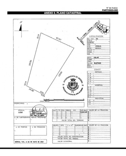 Terreno En Venta, En Mérida, Cholul