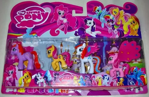 Kit My Little Pony 04 Bonecos – Shopping Tudão