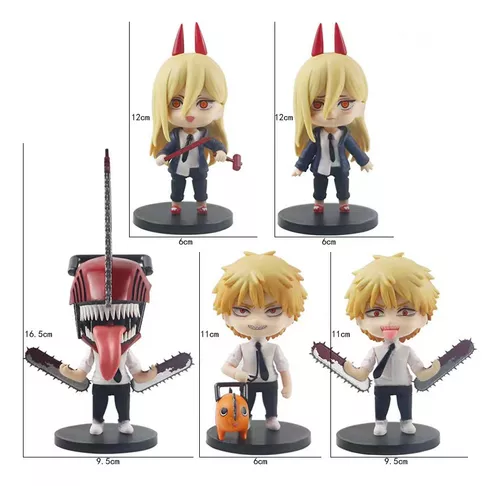 Chainsaw Man ganha colecionáveis de Nendoroids de Denji e Power