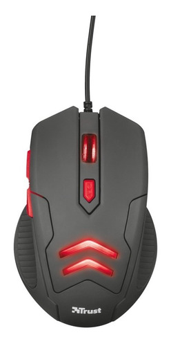 Imagen 3 de 8 de Mouse Gamer Trust Ziva 6 Botones + Pad Mouse Combo Envio